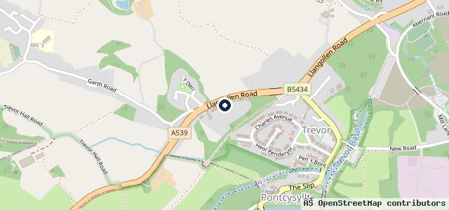 Map showing the location of Aqueduct Garage