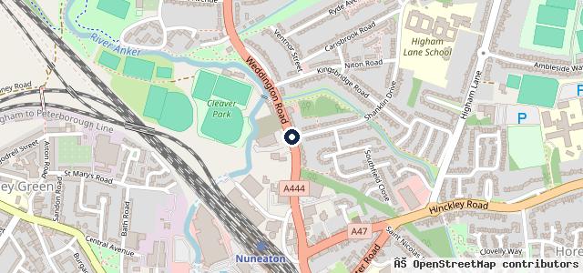 Map showing the location of Arbury Citroën
