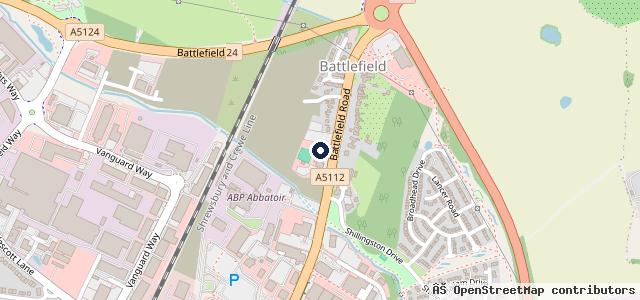 Map showing the location of Art Motors Shrewsbury Ltd