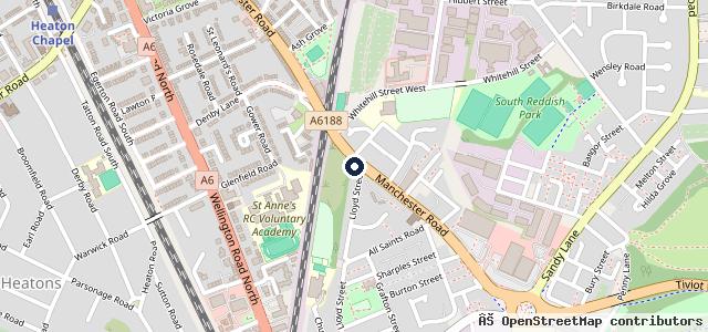 Map showing the location of Ash Garage