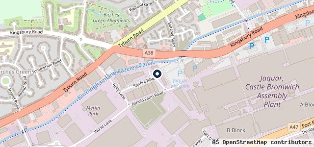Map showing the location of Central Audi & VW Specialists