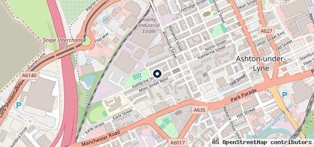 Map showing the location of Ashton Auto Repairs