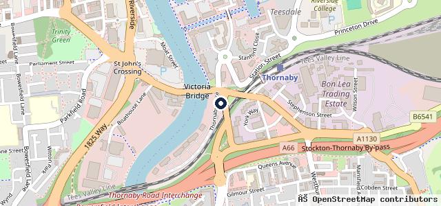 Map showing the location of Auto Electrics (Teesside) Ltd