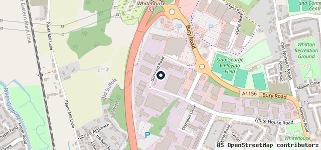Map showing the location of Group 1 Assured Ipswich
