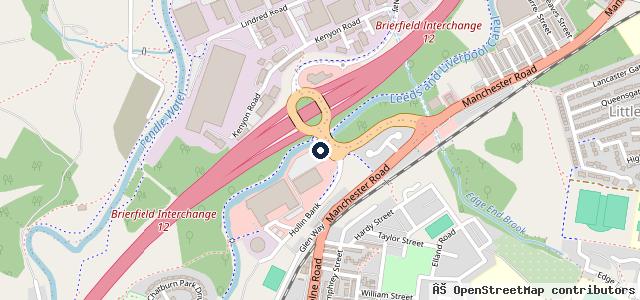 Map showing the location of Autoglass