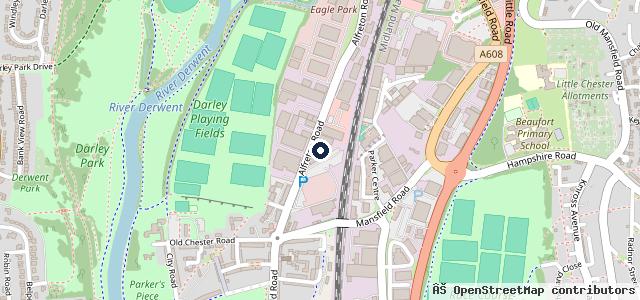 Map showing the location of BM Garage