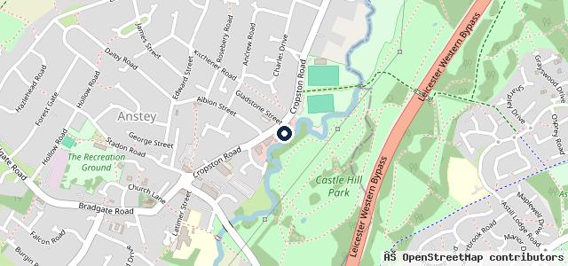 Map showing the location of Sturgess Used Cars Leicester