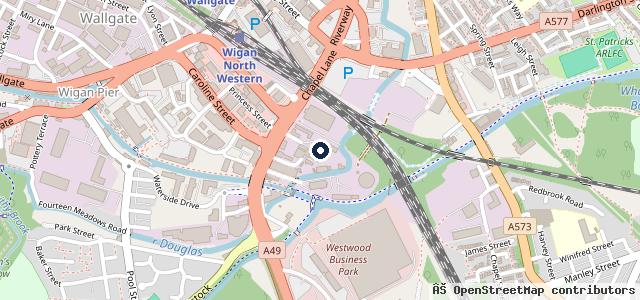 Map showing the location of Bosch Car Service - John Atherton Autos Ltd