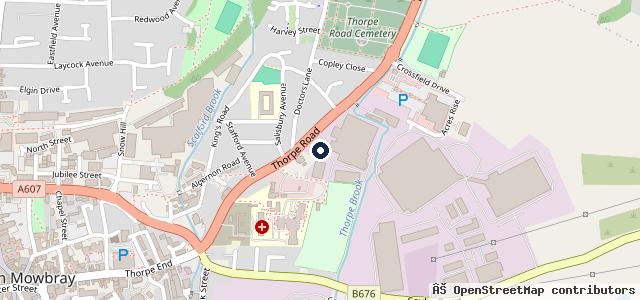 Map showing the location of C&R Restoration & Mechanical