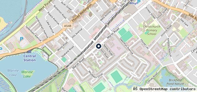 Map showing the location of Bridge Garage