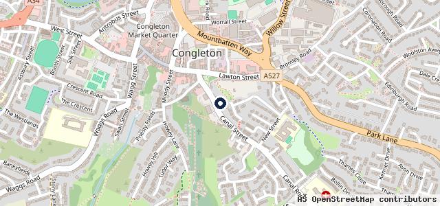 Map showing the location of Burns Garages Ltd