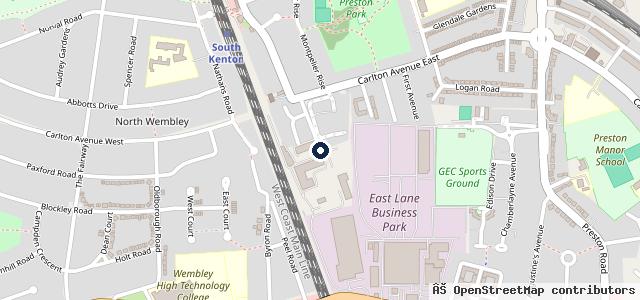 Map showing the location of JC Autos London