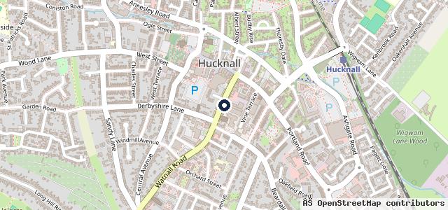 Map showing the location of CS Auto Solutions, Nottingham