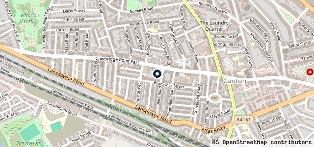Map showing the location of Canton Auto Centre Ltd