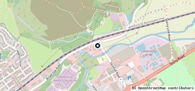 Map showing the location of Canterbury Audi