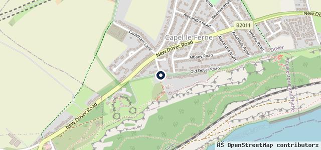 Map showing the location of Capel Garage