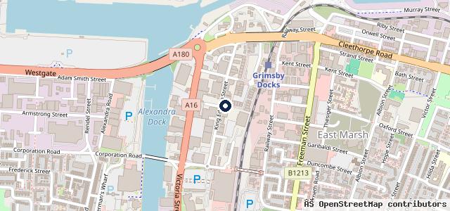 Map showing the location of CarServices (Grimsby )Ltd