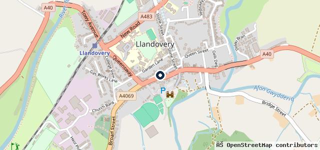 Map showing the location of Castle Garage Ltd