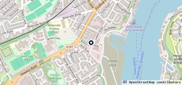 Map showing the location of Chirton Motor Services Eurorepar Car Service