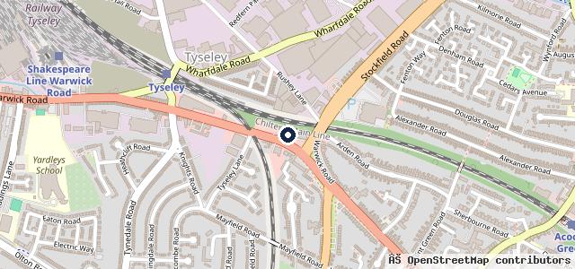 Map showing the location of Colliers Mazda