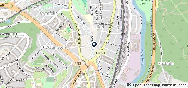 Map showing the location of D J Autos