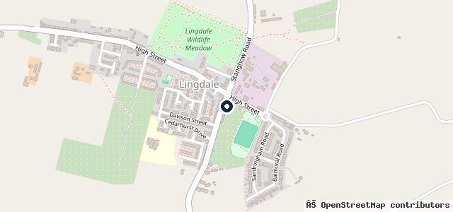 Map showing the location of D J Commercials Lingdale