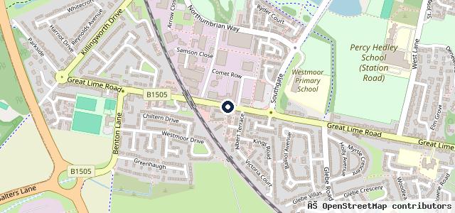 Map showing the location of DMC MOT and Service Centre