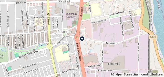 Map showing the location of Vauxhall