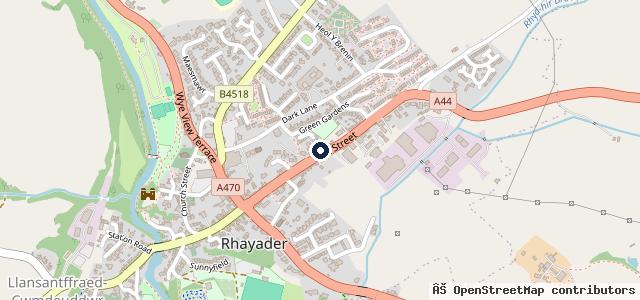 Map showing the location of E T James & Sons