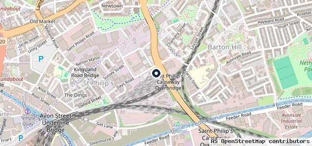 Map showing the location of Formula One Autocentres - Bristol (St. Philips)
