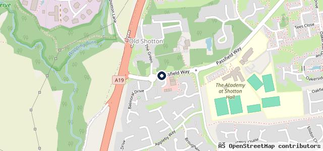 Map showing the location of Evans Halshaw Chery Darlington