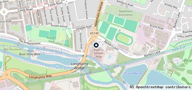 Map showing the location of Evans Halshaw Vauxhall