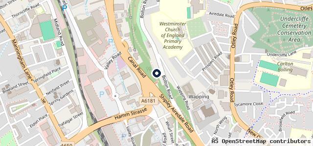 Map showing the location of Express Tyres / Mot Test Centre