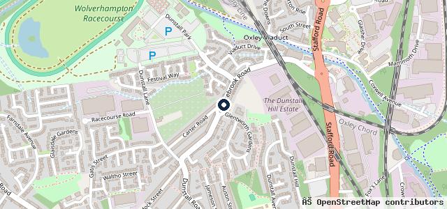 Map showing the location of Express Exhausts and Tyres Ltd