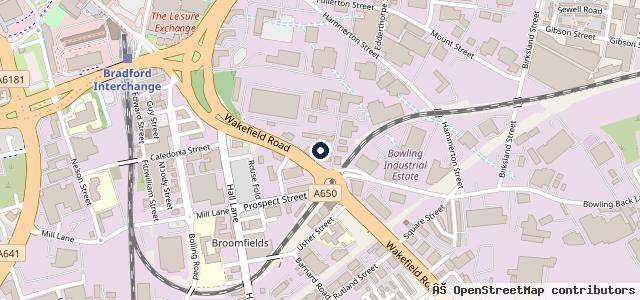 Map showing the location of Extreme Auto Body Repair