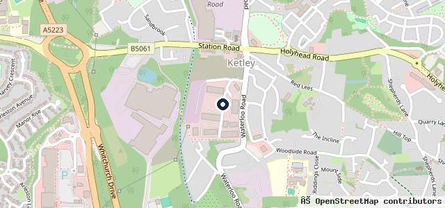 Map showing the location of Fast Lane Telford Servicing And Repairs