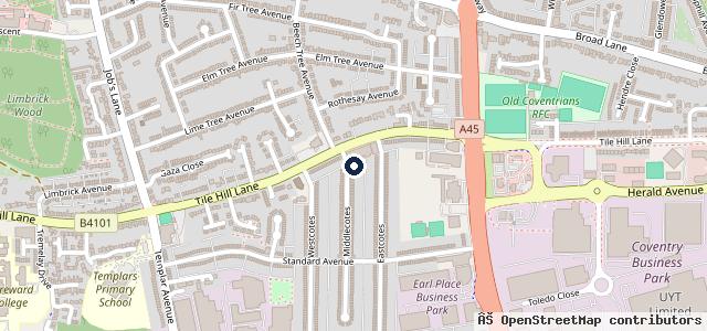 Map showing the location of Fleet Maine Garage
