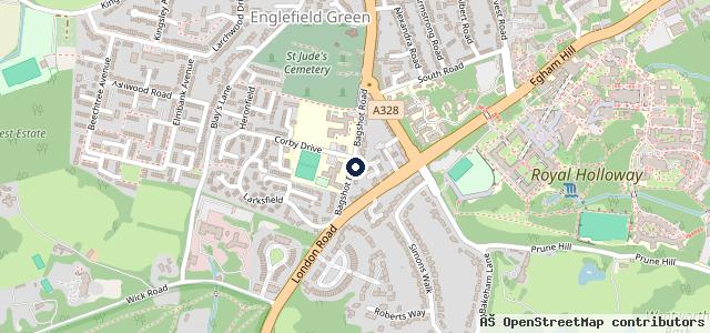 Map showing the location of Fletchers Garage (Englefield Green) Ltd