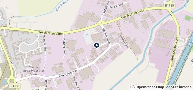 Map showing the location of GF Automotive Services Ltd