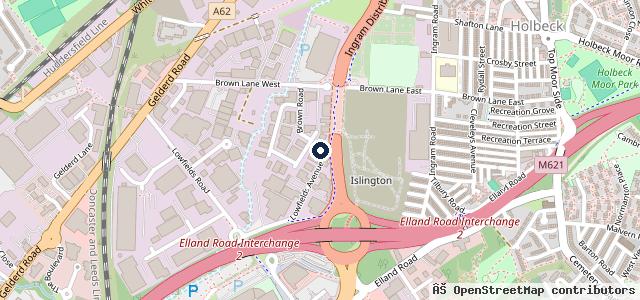 Map showing the location of Tint Works