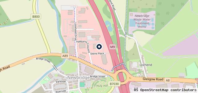 Map showing the location of Pentland Land Rover Edinburgh West
