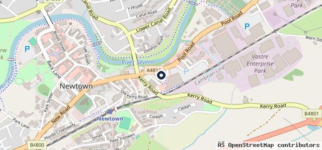 Map showing the location of David Jones Newtown Ltd