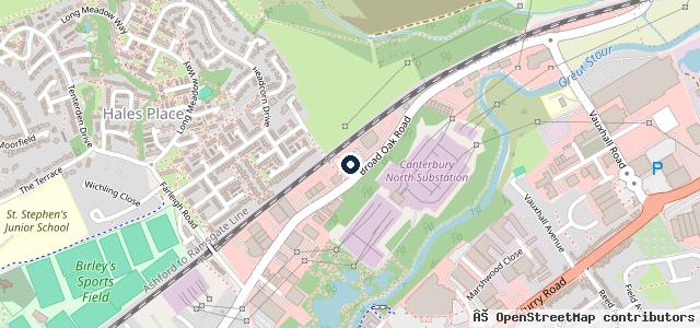 Map showing the location of Barretts Kent
