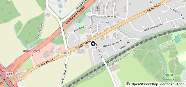 Map showing the location of Grange Brentwood - Land Rover & Jaguar Authorised Service Centre