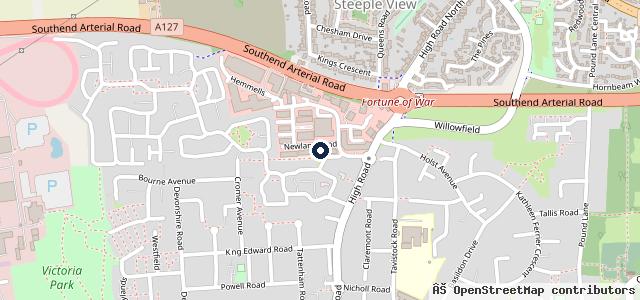 Map showing the location of The LV Group MOT and Service Centre Ltd