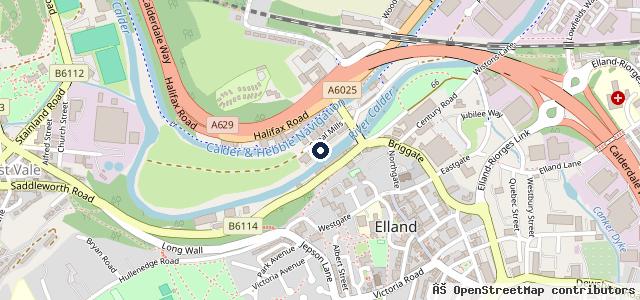 Map showing the location of Bridgefield Garage
