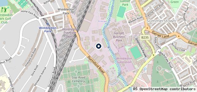 Map showing the location of Rivus - Wimbledon