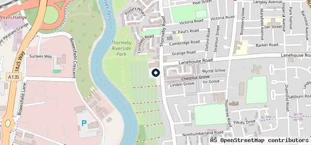 Map showing the location of Andy Keel Motoring Services