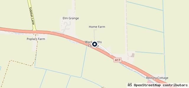Map showing the location of Wilson’s Car Body Repairs