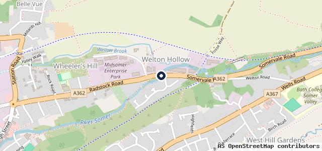 Map showing the location of Fowlers